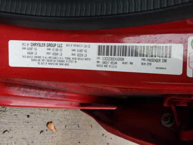 2014 DODGE AVENGER SX 1C3CDZCB2EN163590