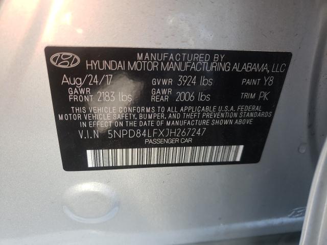 2018 HYUNDAI ELANTRA SE - 5NPD84LFXJH267247