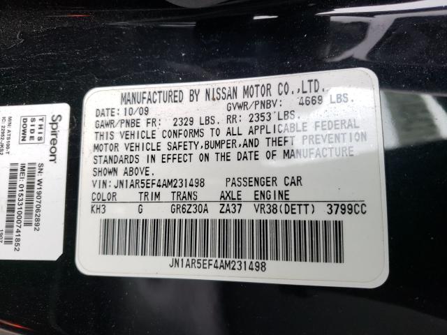 2010 NISSAN GT-R BASE - JN1AR5EF4AM231498
