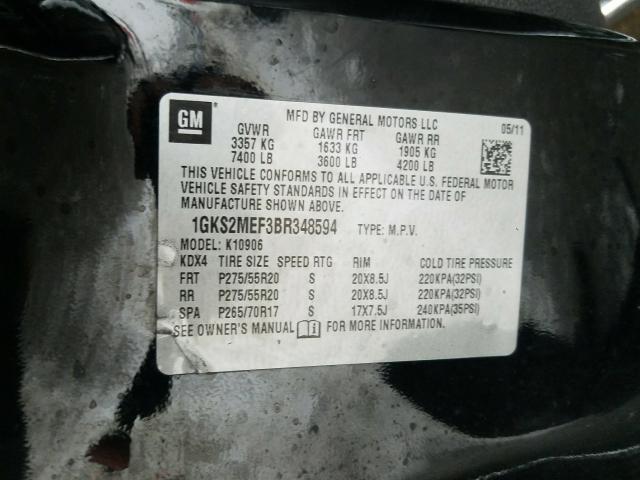 2011 GMC YUKON 1GKS2MEF3BR348594