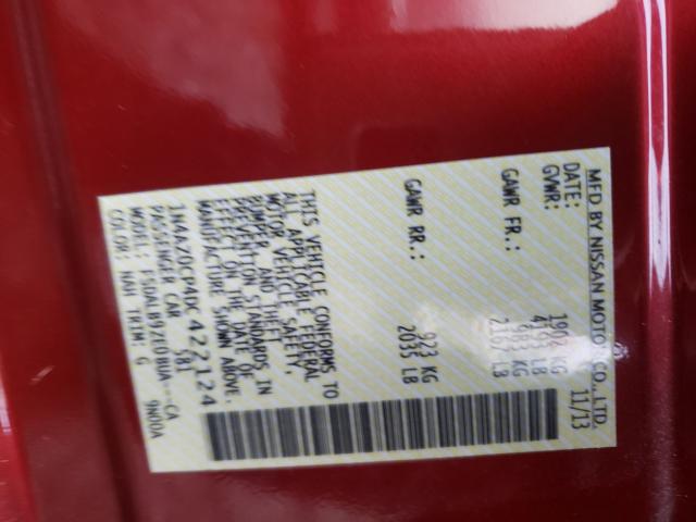 2013 NISSAN LEAF S 1N4AZ0CP4DC422124