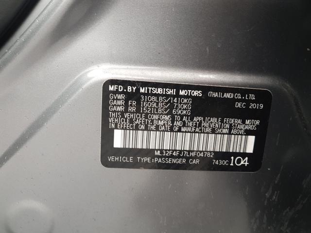 2020 MITSUBISHI MIRAGE G4 ML32F4FJ7LHF04782
