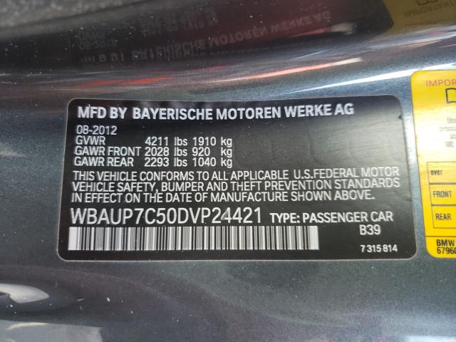 2013 BMW 128 I WBAUP7C50DVP24421