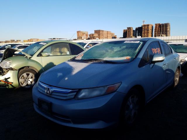 2012 HONDA CIVIC HYBR JHMFB4F22CS009567