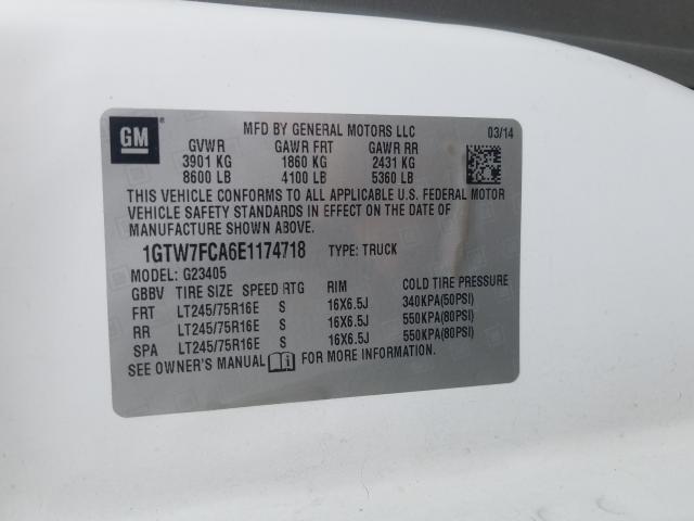 2014 GMC SAVANA G25 1GTW7FCA6E1174718