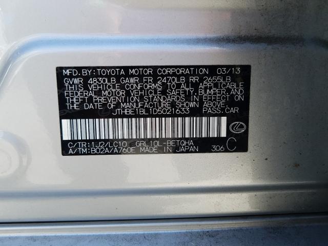 2013 LEXUS GS 350 JTHBE1BL1D5021633