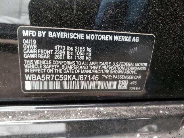 2019 BMW 330XI WBA5R7C59KAJ87146