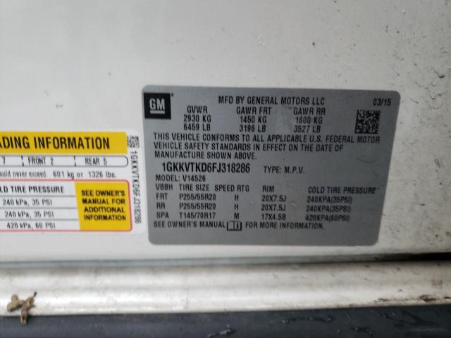 2015 GMC ACADIA DEN 1GKKVTKD6FJ318286