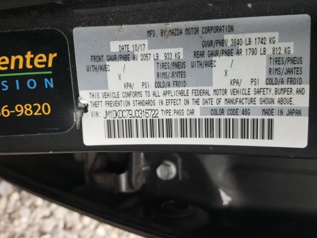 2018 MAZDA CX-3 TOURI JM1DKDC79J0316722