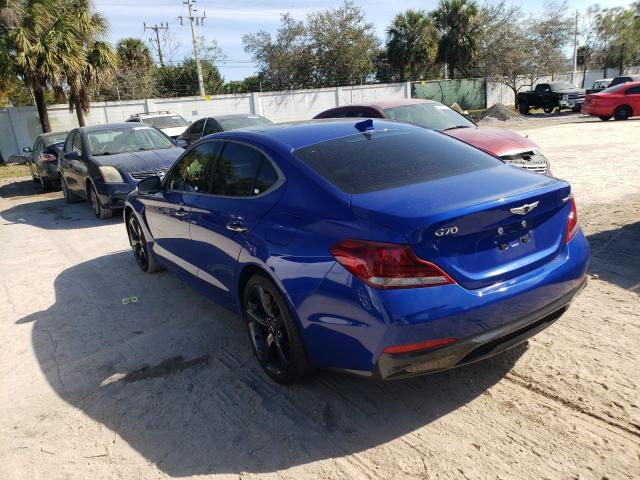2020 GENESIS G70 PRESTI KMTG44LA7LU045269