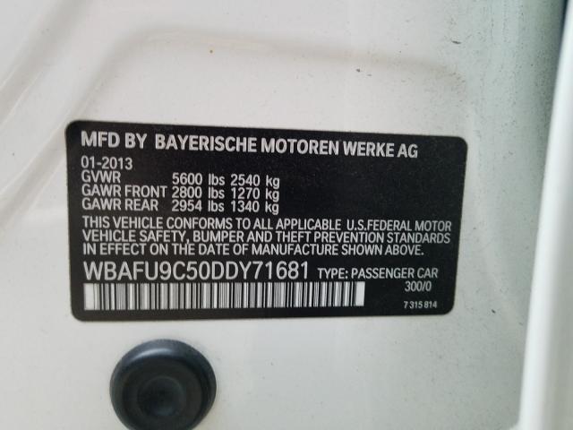2013 BMW 550 XI WBAFU9C50DDY71681