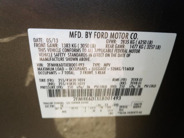 2014 FORD FLEX LIMIT 2FMHK6DTXEBD01493