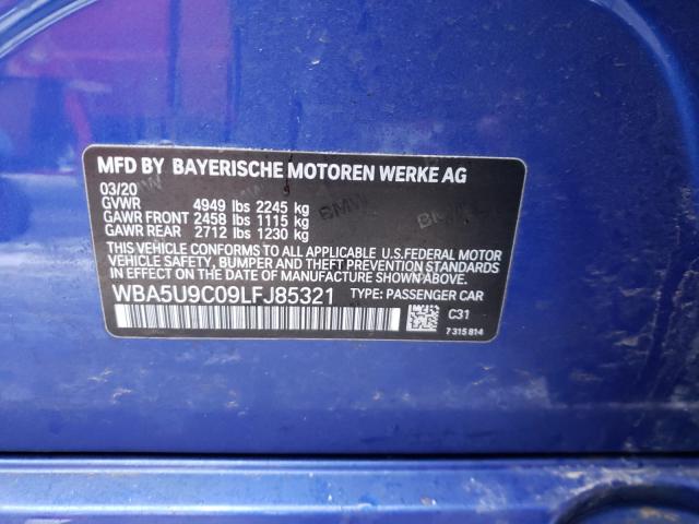 2020 BMW M340XI WBA5U9C09LFJ85321