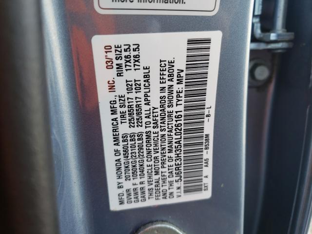 2010 HONDA CR-V LX - 5J6RE3H35AL026161