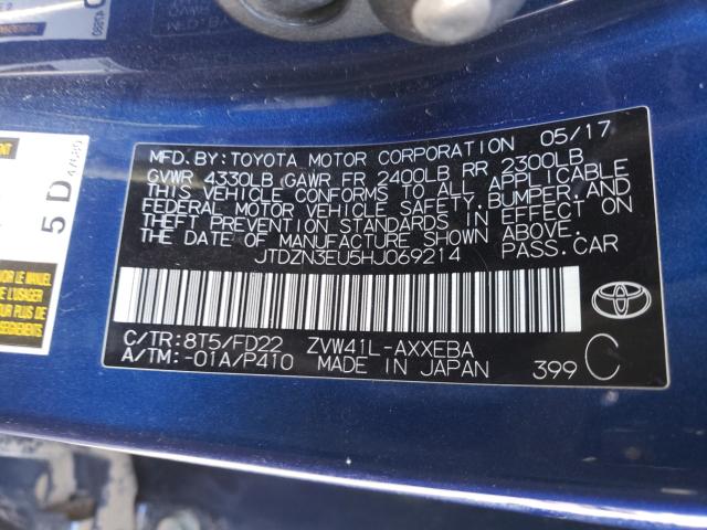 2017 TOYOTA PRIUS V - JTDZN3EU5HJ069214