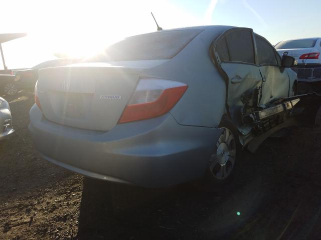 2012 HONDA CIVIC HYBR JHMFB4F22CS009567