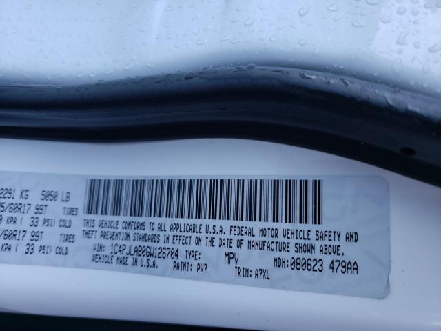 2016 JEEP CHEROKEE S 1C4PJLAB0GW126704