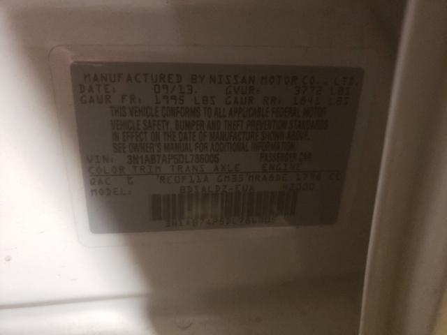 2013 NISSAN SENTRA SV 3N1AB7AP5DL786005