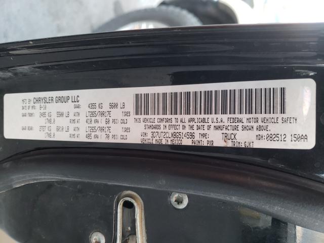 2011 DODGE RAM 2500 3D7UT2CLXBG514596