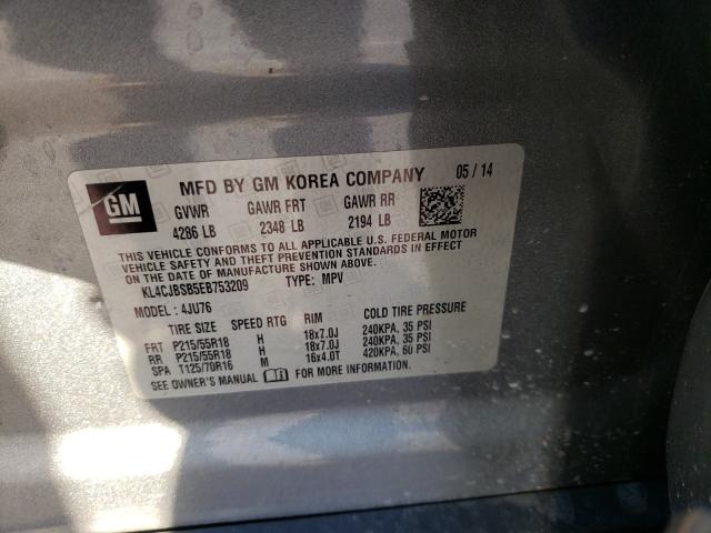 2014 BUICK ENCORE CON KL4CJBSB5EB753209