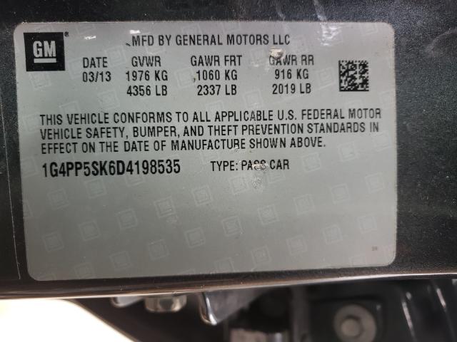 2013 BUICK VERANO 1G4PP5SK6D4198535