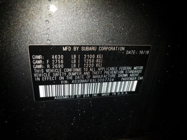 2020 SUBARU LEGACY SPO 4S3BWAF69L3007704