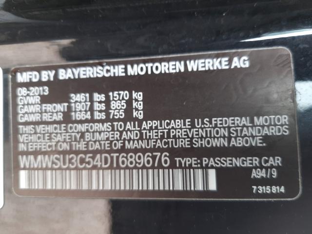 2013 MINI COOPER WMWSU3C54DT689676