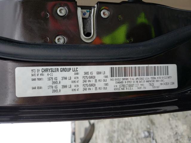 2011 DODGE RAM 1500 1D7RB1CT6BS671117