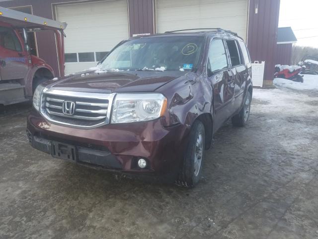 2013 HONDA PILOT EXL 5FNYF4H57DB072779