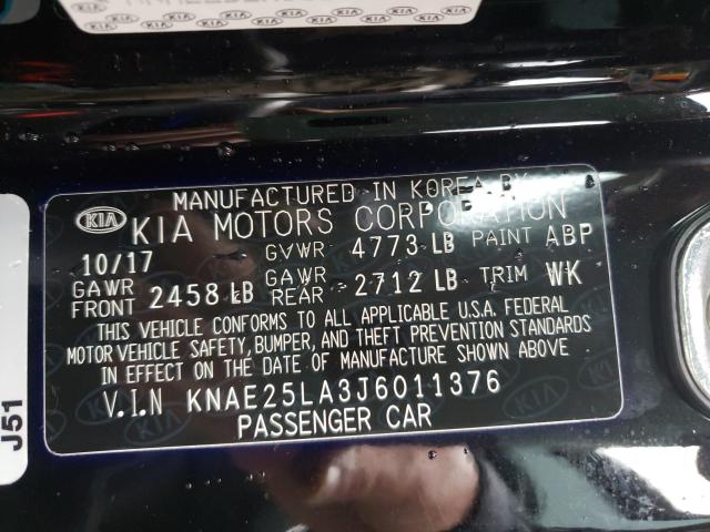 2018 KIA STINGER PR KNAE25LA3J6011376