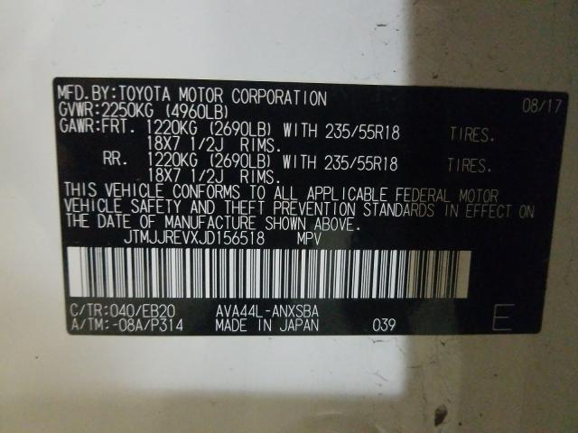 2018 TOYOTA RAV4 HV SE JTMJJREVXJD156518