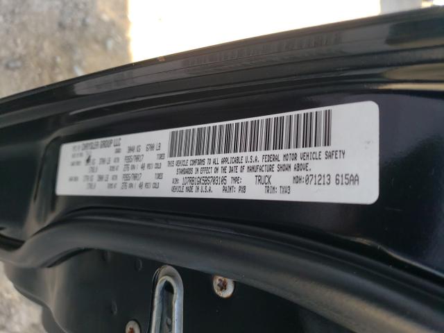 2011 DODGE RAM 1500 1D7RB1GK5BS703105
