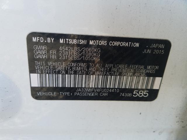 2015 MITSUBISHI LANCER EVO - JA32W8FV4FU024410