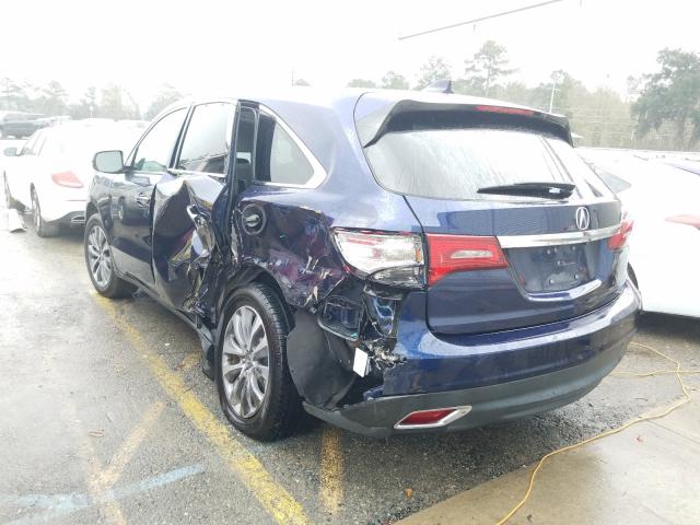 2014 ACURA MDX TECHNO 5FRYD3H47EB005641