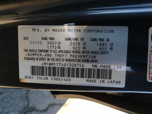 2016 MAZDA 3 SPORT - JM1BM1T74G1308756