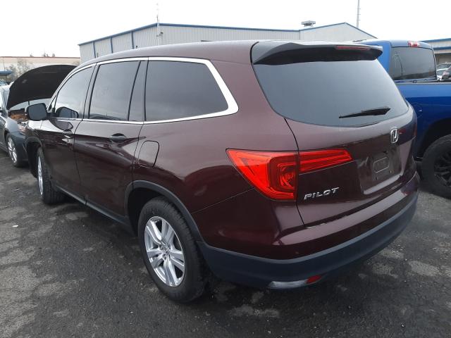 2016 HONDA PILOT LX 5FNYF5H11GB008793