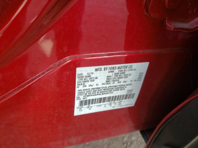 2020 FORD EDGE ST 2FMPK4AP0LBA54733