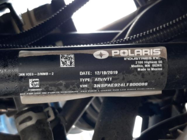 2020 POLARIS RZR XP TUR 3NSPAE924LF800088