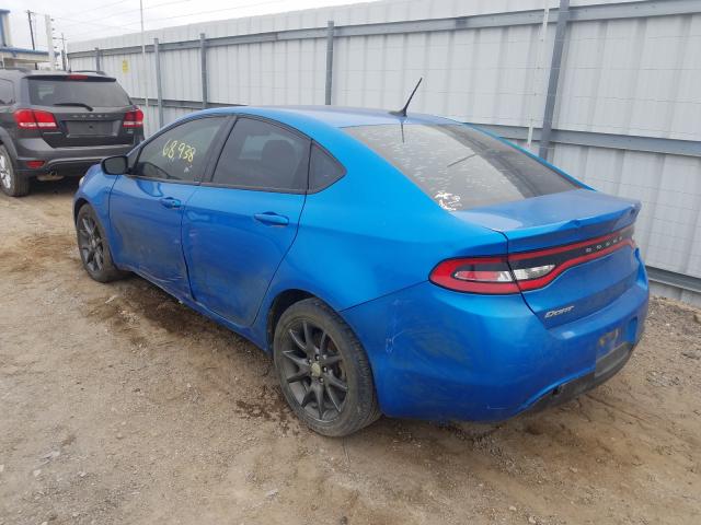 2016 DODGE DART SE 1C3CDFAA7GD533675