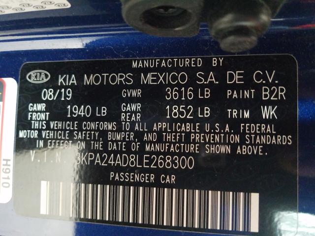 2020 KIA RIO 3KPA24AD8LE268300