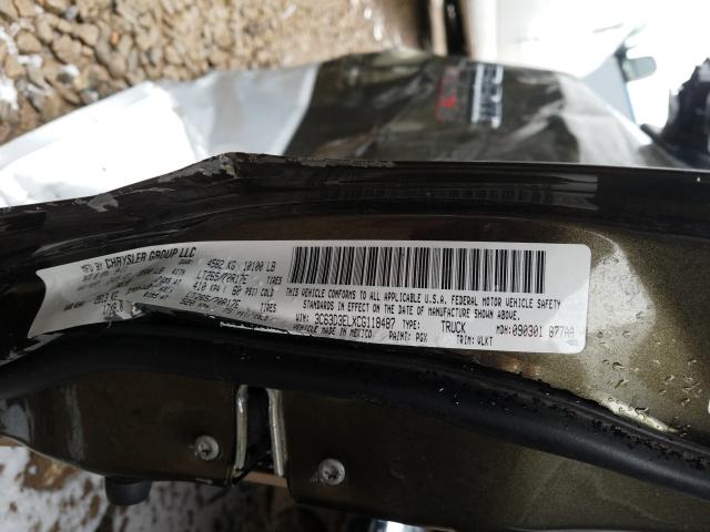 2012 DODGE RAM 3500 L 3C63D3ELXCG118487