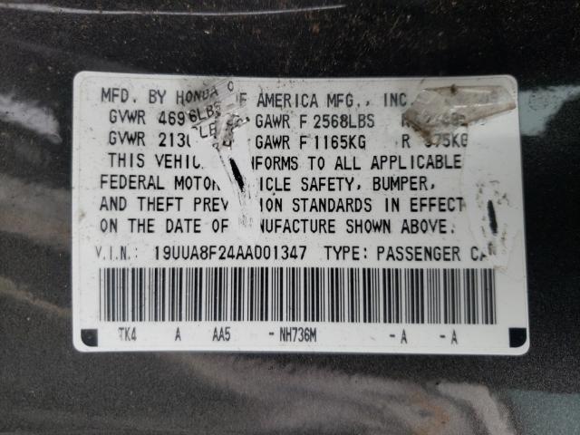 2010 ACURA TL 19UUA8F24AA001347