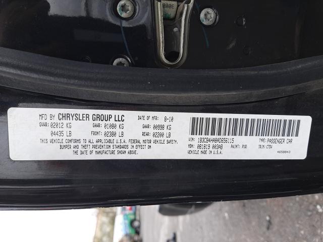 2010 DODGE CALIBER SX 1B3CB4HA8AD656115