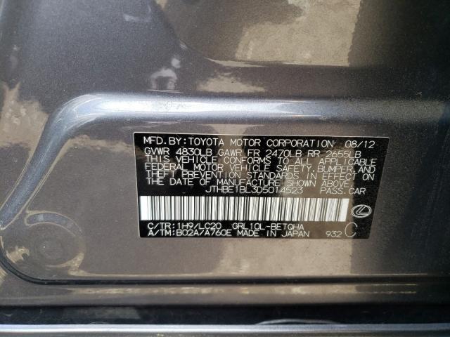 2013 LEXUS GS 350 JTHBE1BL3D5014523
