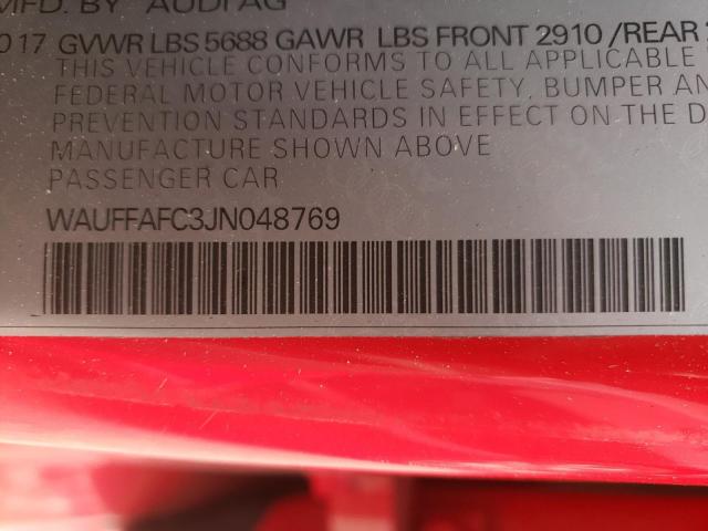 2018 AUDI S6 PREMIUM WAUFFAFC3JN048769