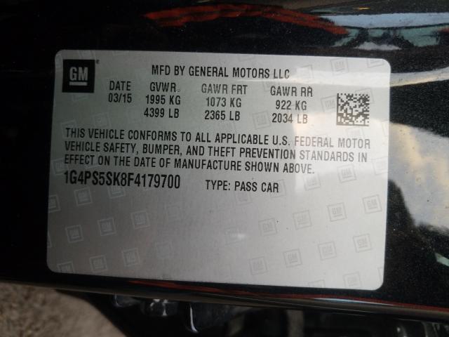 2015 BUICK VERANO 1G4PS5SK8F4179700