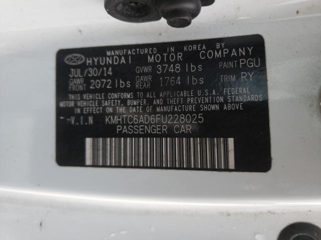 2015 HYUNDAI VELOSTER KMHTC6AD6FU228025