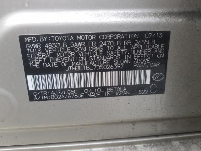 2013 LEXUS GS 350 JTHBE1BL7D5026397