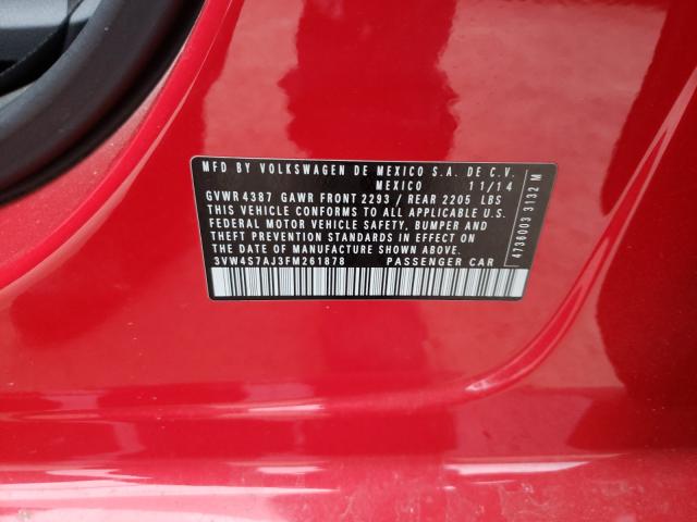 2015 VOLKSWAGEN JETTA GLI 3VW4S7AJ3FM261878