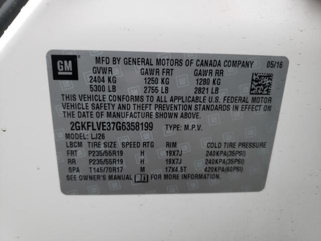 2016 GMC TERRAIN DE 2GKFLVE37G6358199